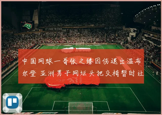 中国网球一哥张之臻因伤退出温布尔登 亚洲男子网坛头把交椅暂时让与他人
